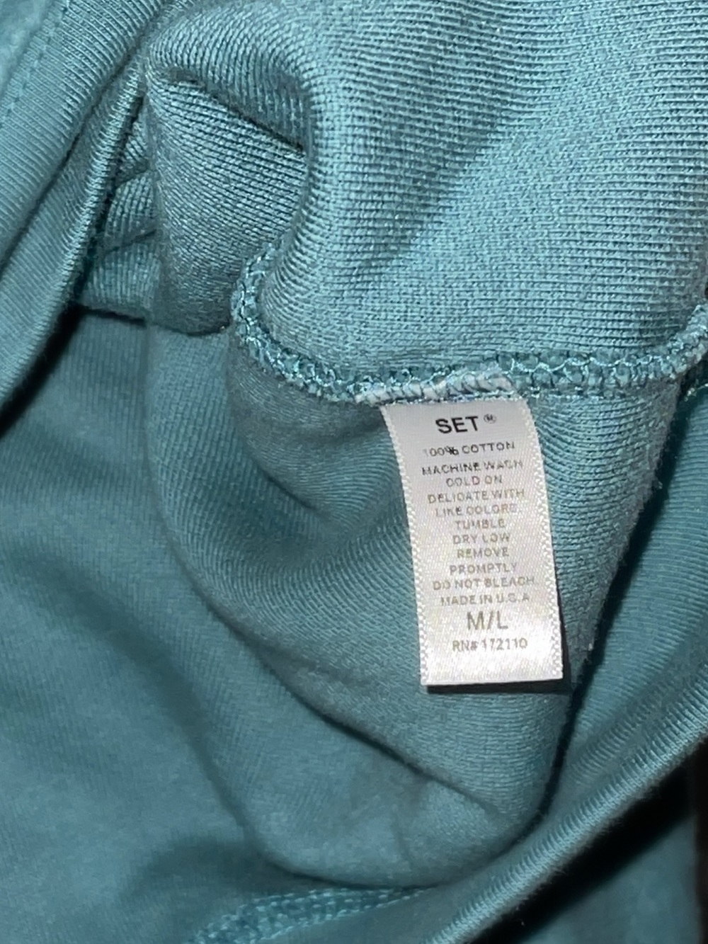 Set Active Midweight Reverse Set Crewneck - Picture 4 of 5